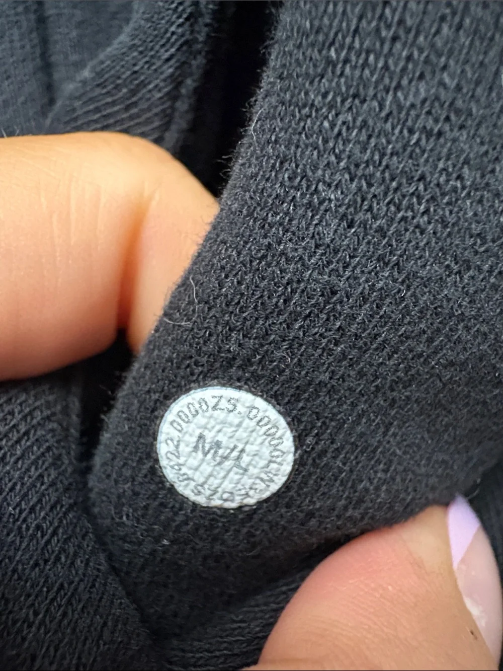 Lululemon Scuba Oversized Full Zip Hoodie Black M/L Light Cotton Fleece